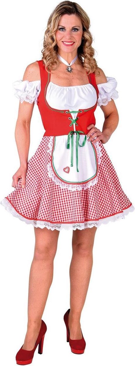 Boeren Tirol & Oktoberfest Kostuum | Lea Lager Oktoberfest | Vrouw | Large | Bierfeest | Verkleedkleding